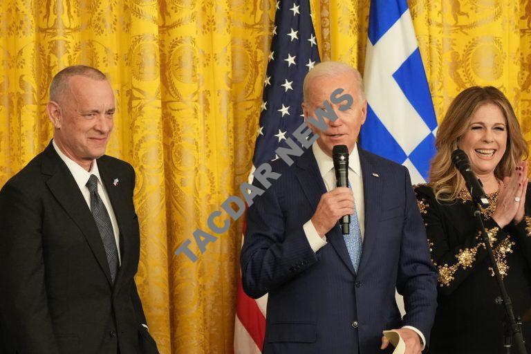 Tom Hanks, Rita Wilson and Joe Biden celebrate Greek Independence Day