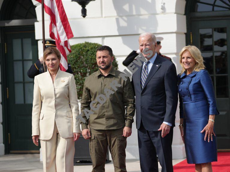 Ukrainian President visits the White House