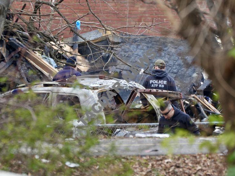 Explosion levels house in Arlington, VA