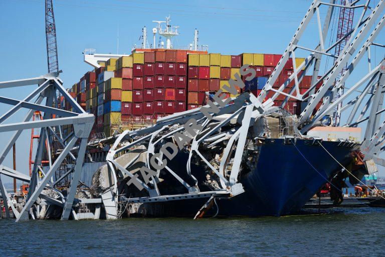 Scenes from the Baltimore Bridge disaster.