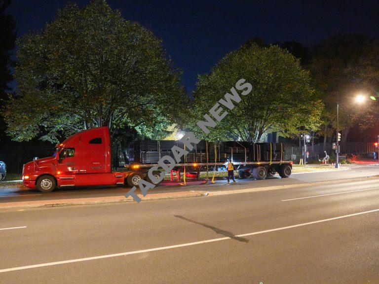 Fences added to the Vice President’s house.