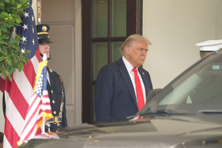 Trump meets German Chancellor at the White House